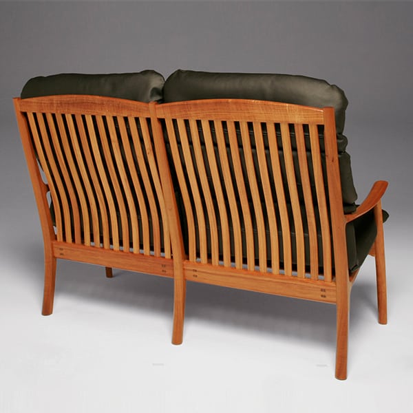 Werriwa double lounge chair in blackwood