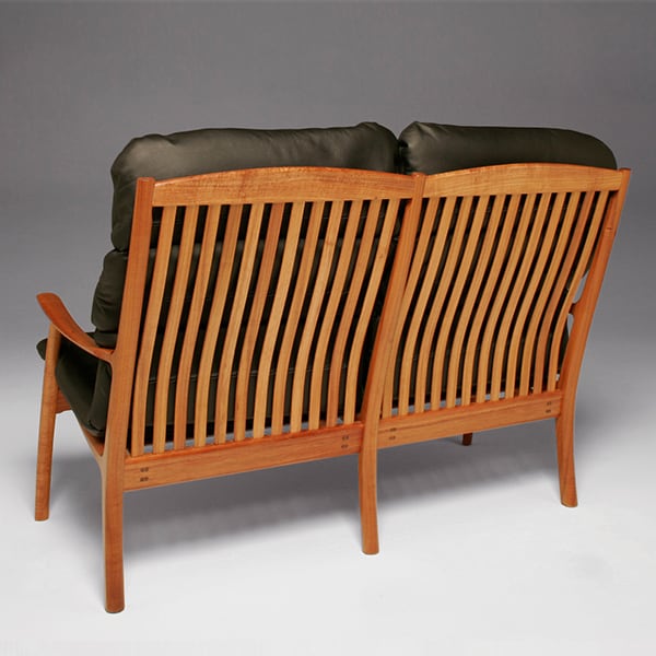 Werriwa double lounge chair in blackwood