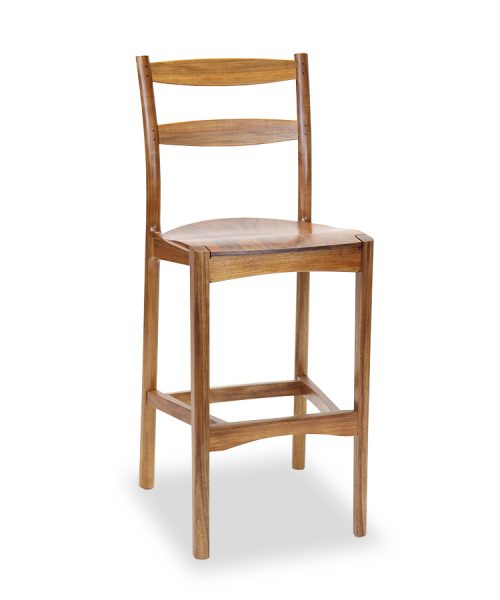 Tamar Stool in blackwood.
