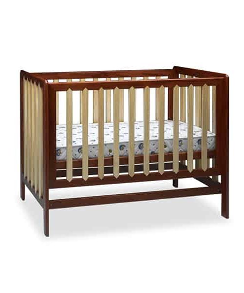 Birds beak cot in red gum and silver ash