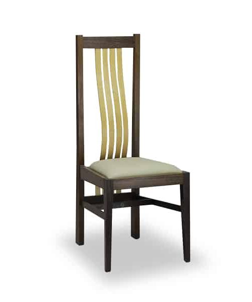 Fallingwater Dining chair in wenge and rock maple