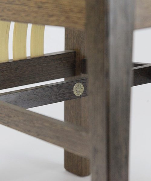 Fallingwater Dining chair in wenge and rock maple