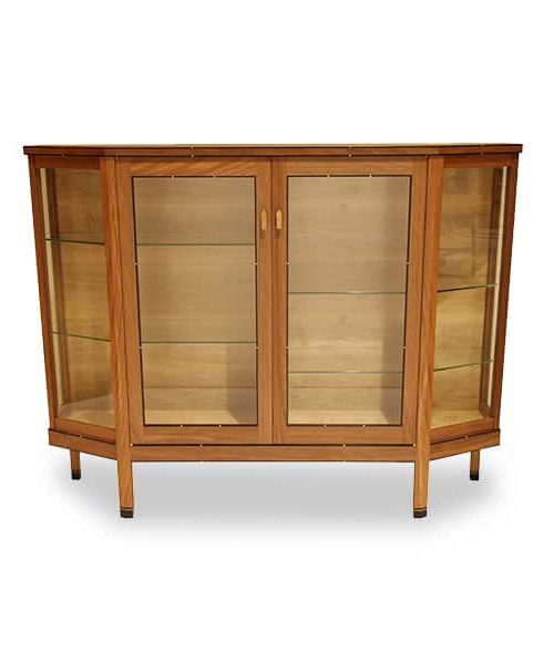 Linda Display Cabinet in brush box, rock maple and Australian ebony