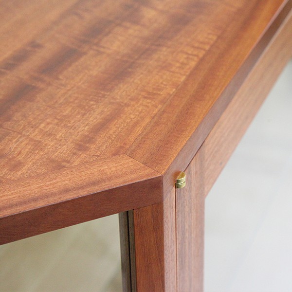 Mandy's display cabinet in red gum and rock maple
