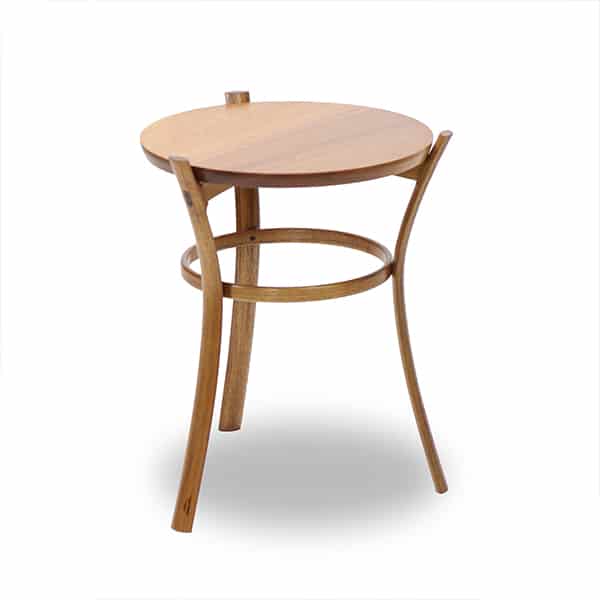 Pirouette Occasional Table in blackwood