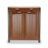 Riverstones 2 Cabinet in highly figured river red gum, wenge and rock maple