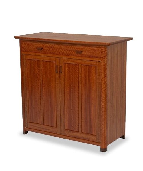 Riverstones Cabinet in highly figured river red gum and rock maple