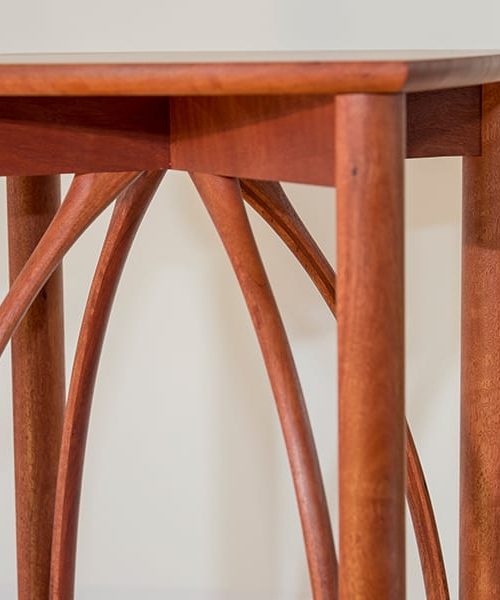 Confluence Objet D'art Stand in red gum