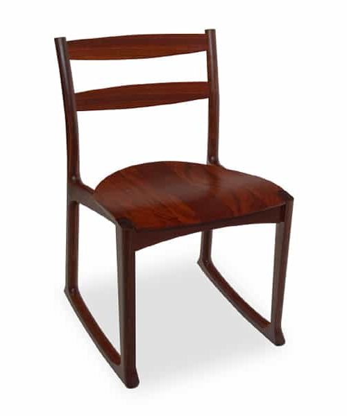 Tamar rocking chair in jarrah