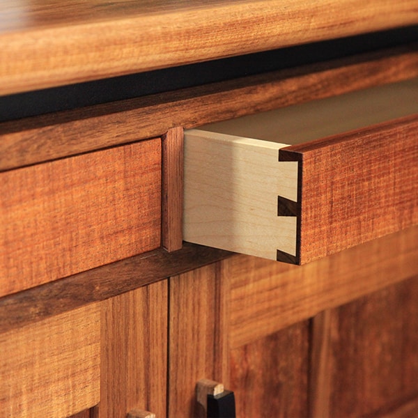 Wentworth Sideboard in blackwood, rock maple and Australian ebony