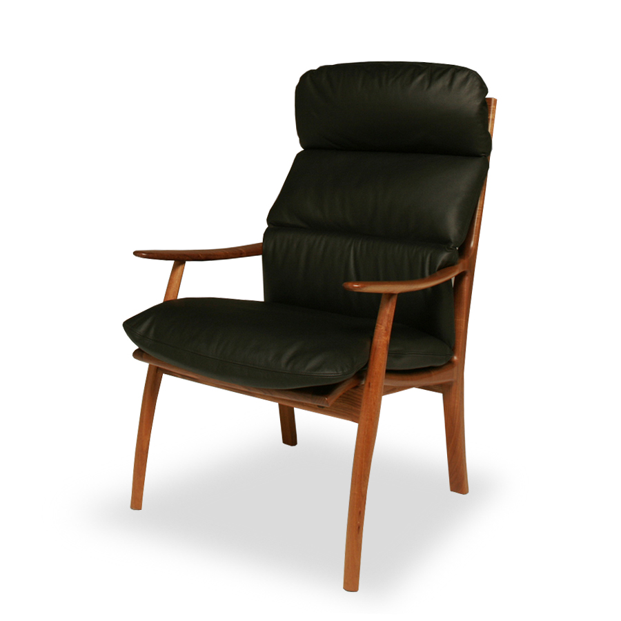 Werriwa Single Lounge Chair in Blackwood.