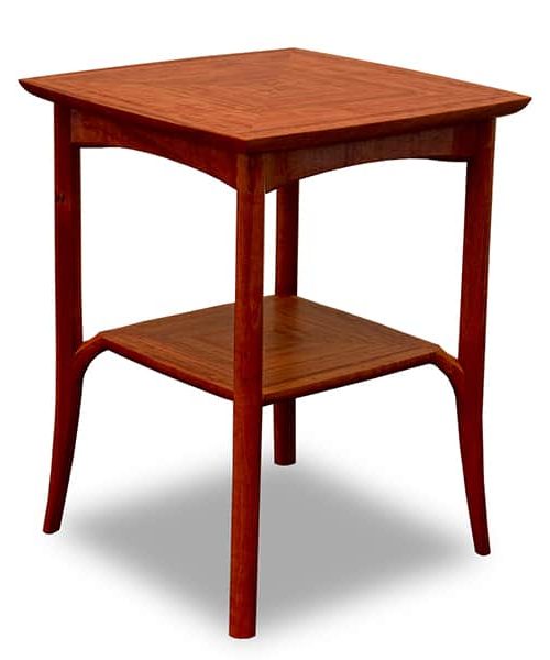 Wren Small Table in red gum.