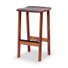 Wave Stool in jarrah
