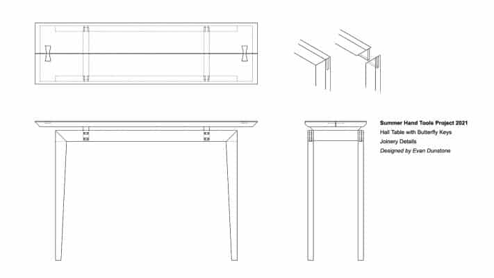 Summer Hand Tools Hall Table Design