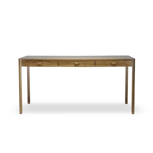 The Gundaroo desk in blackwood, rock maple and silky oak