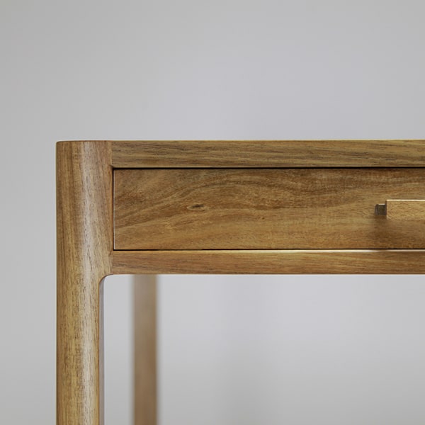 The Gundaroo desk in blackwood, rock maple and silky oak