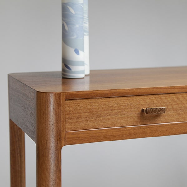 Mindaroo Side Table in jarrah, red gum and rock maple