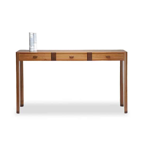 Mindaroo Side Table in jarrah, red gum and rock maple