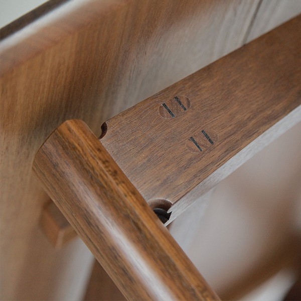 Jindabyne Coffee Table in jarrah with wenge detailing