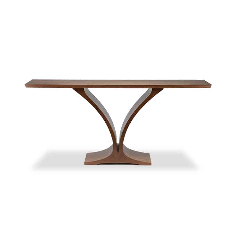 Contour Side Table in jarrah