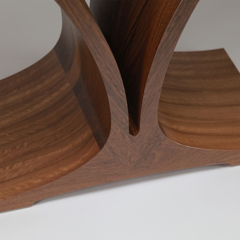 Contour Side Table in jarrah