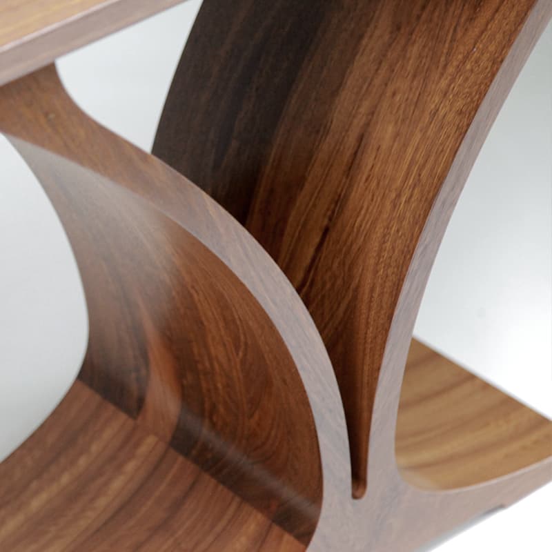 Contour Side Table in jarrah