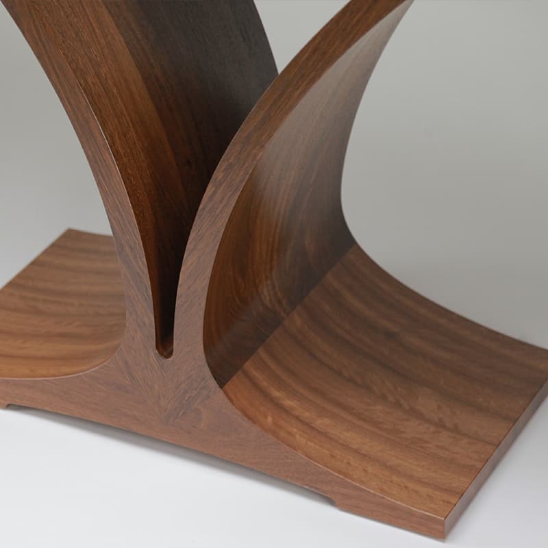 Contour Side Table in jarrah