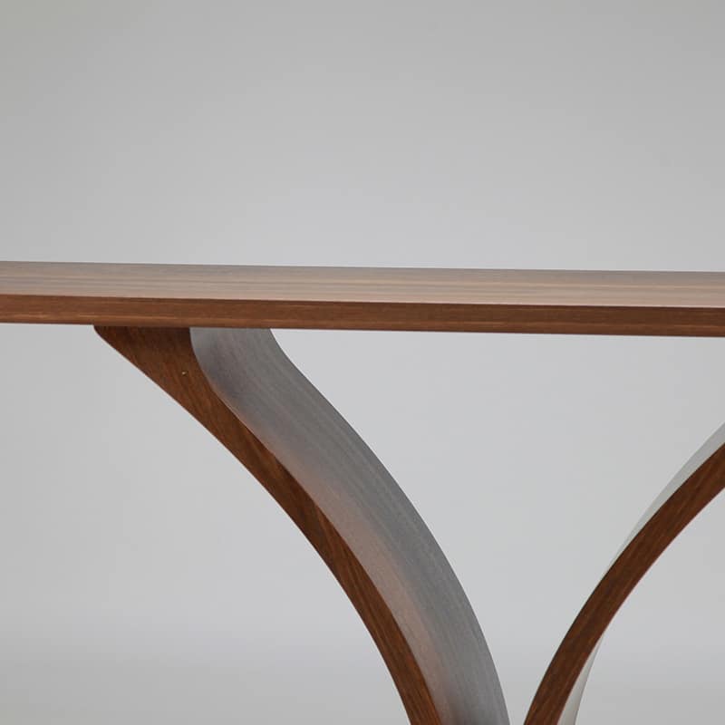 Contour Side Table in jarrah
