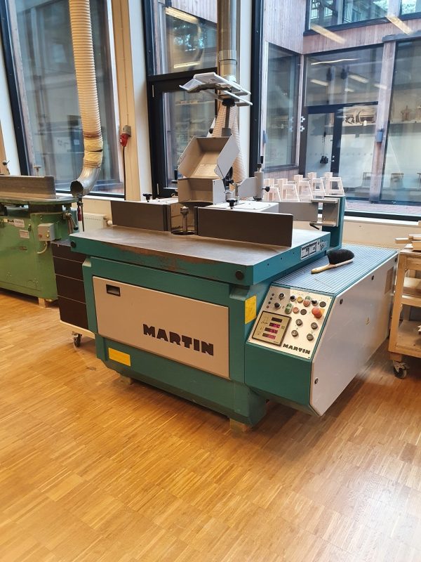 The Malmstens Machine Room Martin spindle moulder.