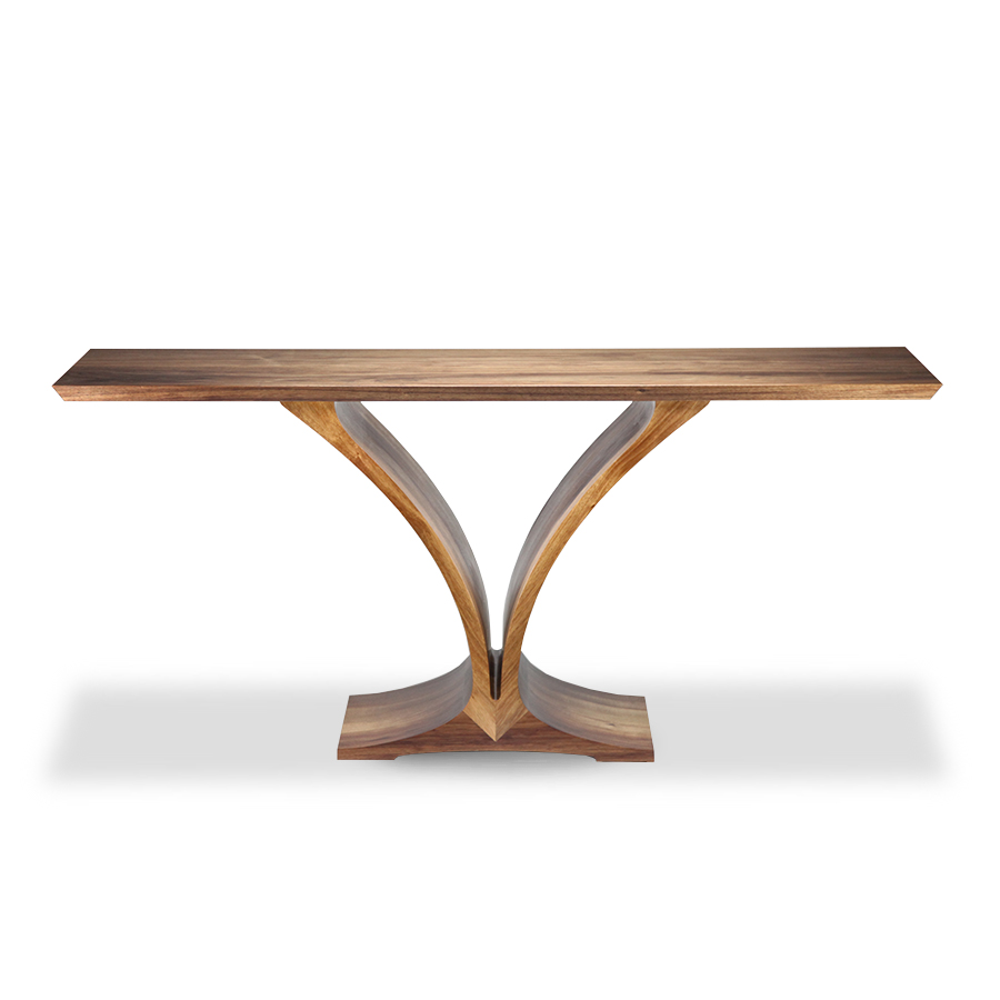 Contour Side Table in Blackwood