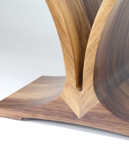 Contour Side Table in Blackwood