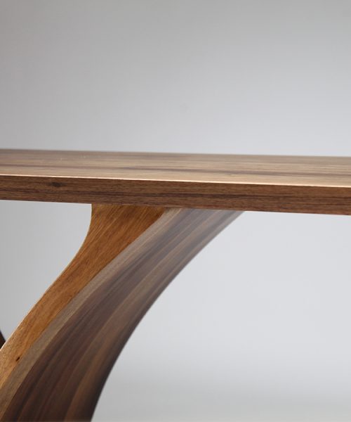 Contour Side Table in Blackwood