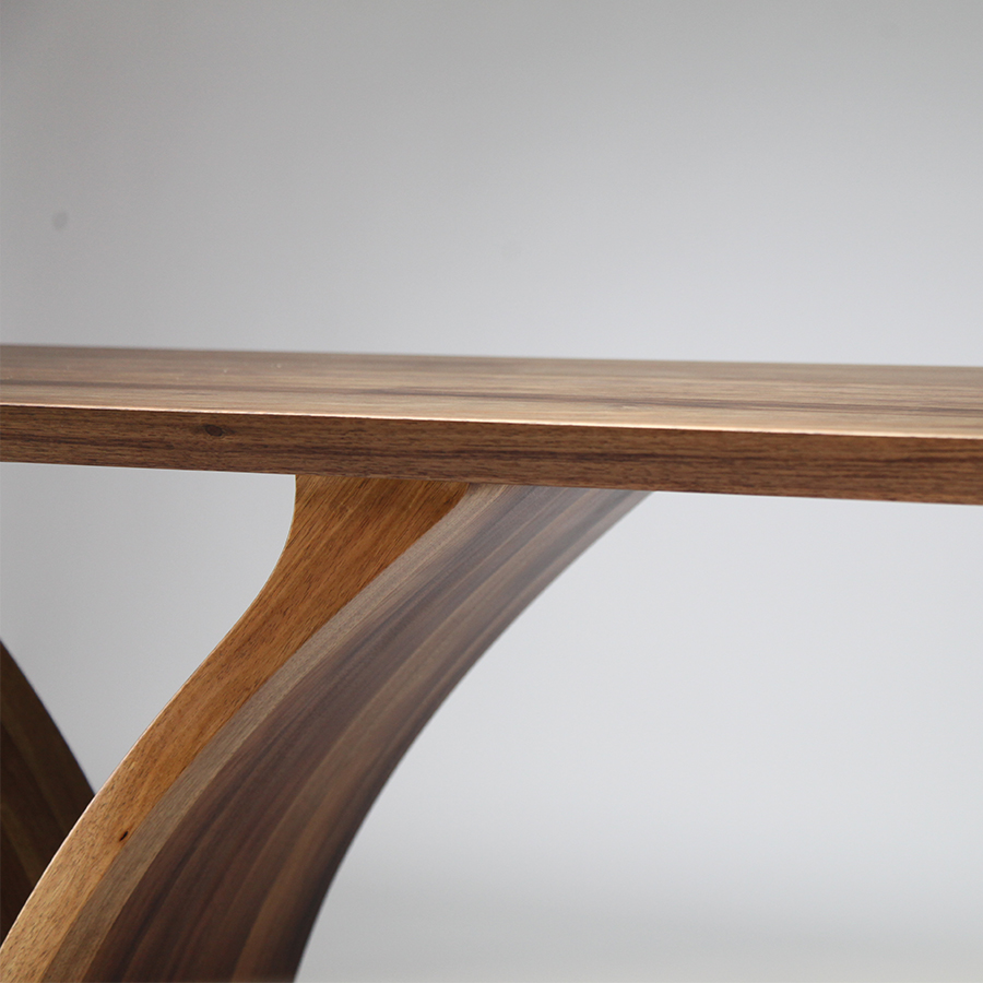Contour Side Table in Blackwood