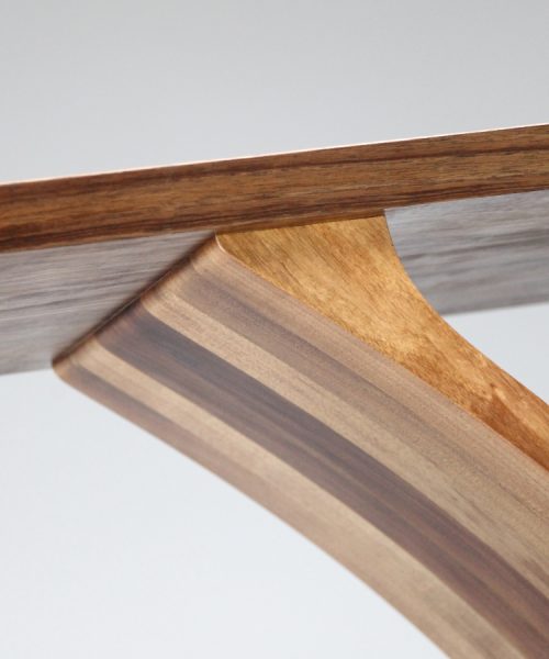 Contour Side Table in Blackwood
