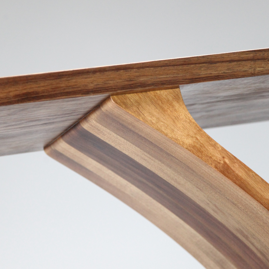 Contour Side Table in Blackwood