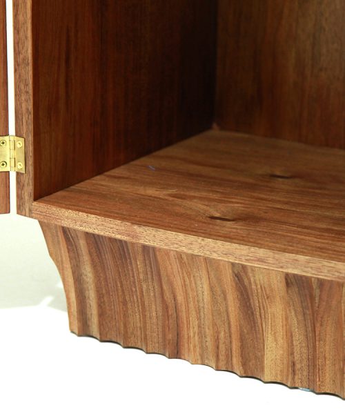 Maleny II cabinet in blackwood and Huon Pine.