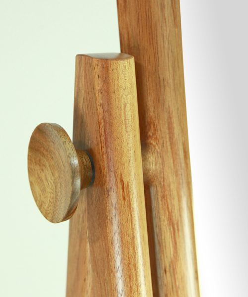 Cheval mirror hand made from Tasmanian blackwood in Australia, Canberra bespoke, custom made, fine furniture.