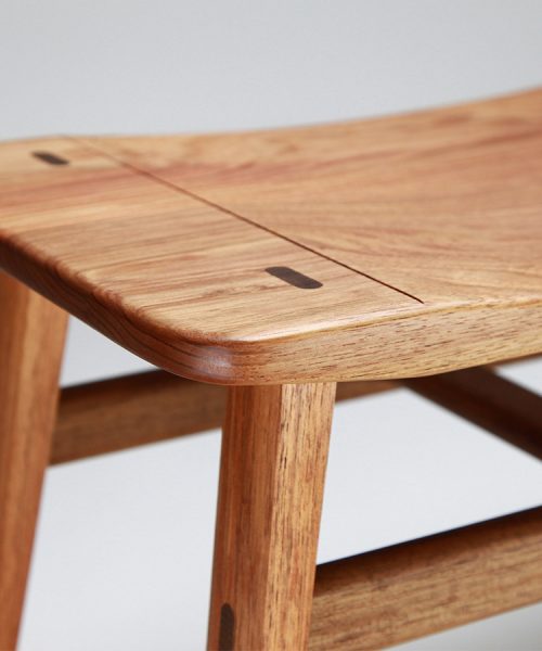 Double River Stool low stool bathroom stool hallway stool.