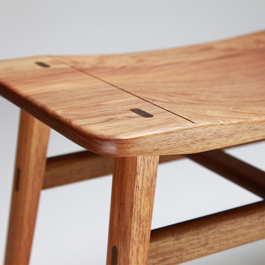 Double River Stool low stool bathroom stool hallway stool.
