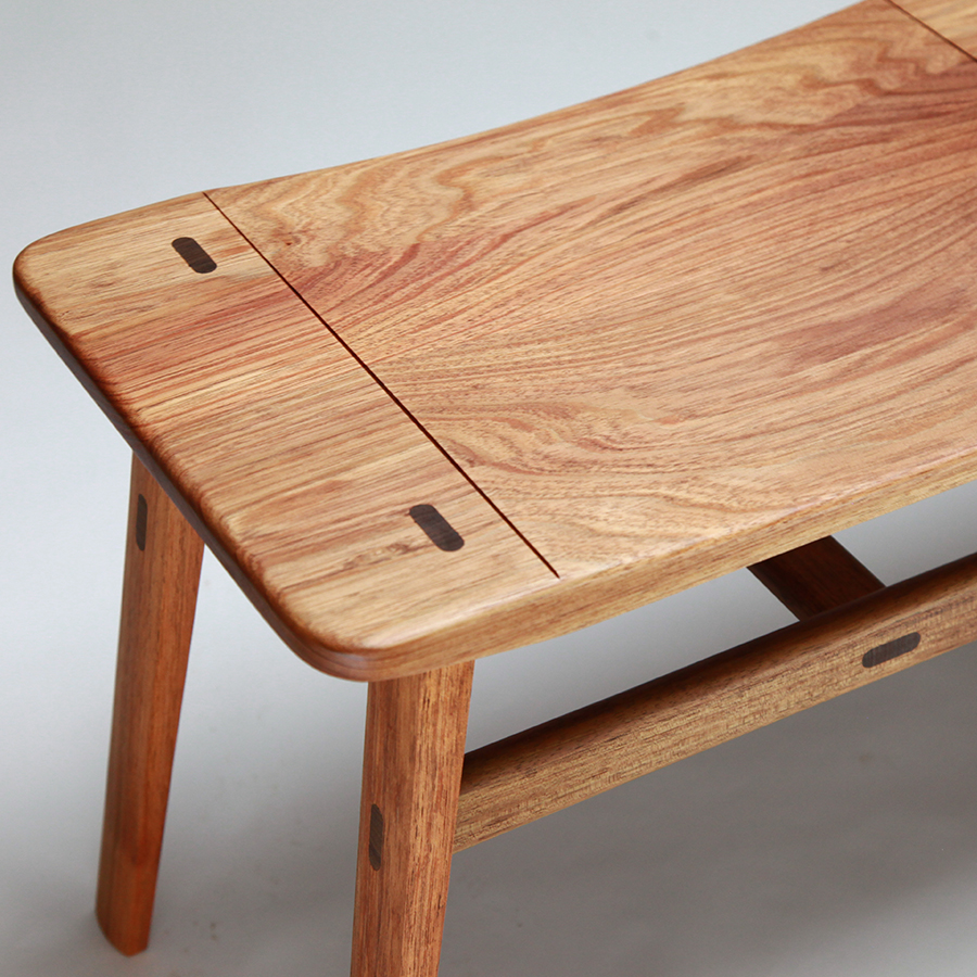 Double River Stool low stool bathroom stool hallway stool.