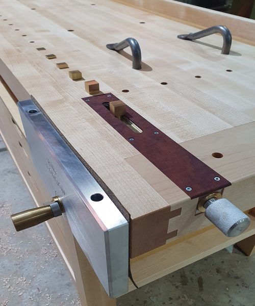 Complete bespoke luxury premium woodworking workbench