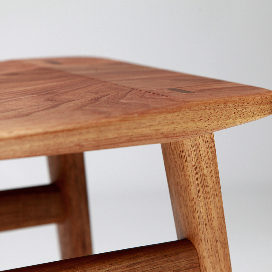 Double River Stool low stool bathroom stool hallway stool.