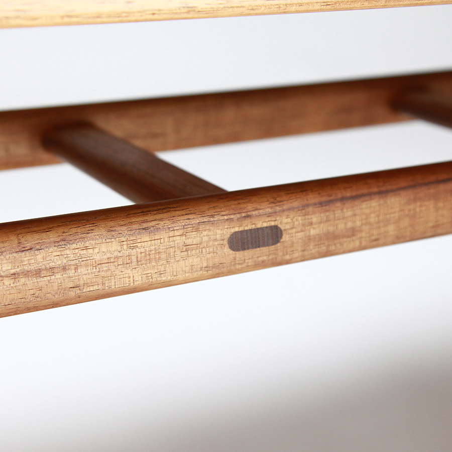 Double River Stool low stool bathroom stool hallway stool.