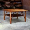 A coffee table designed for Australian homes made from native timbers.