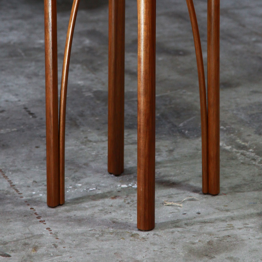 An Objet D'art stand designed for Australian homes and made from native timbers.