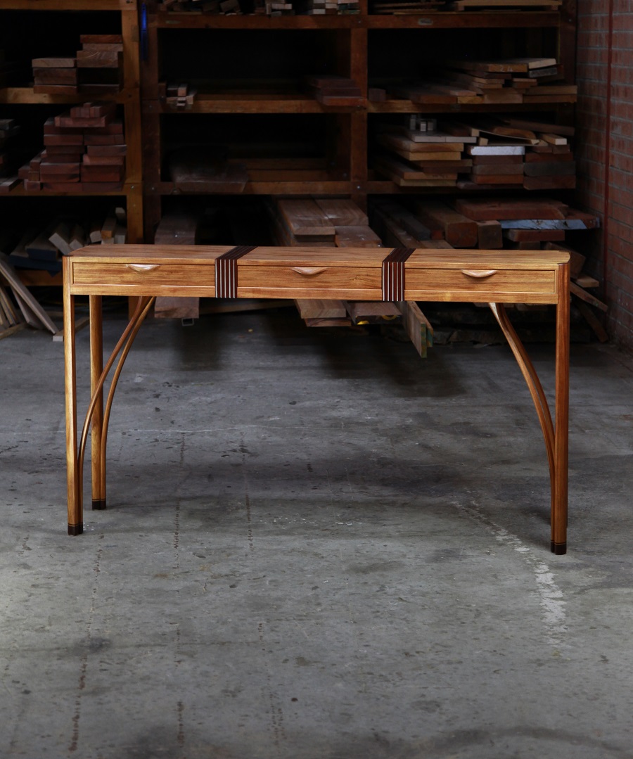 A side table designed for Australian homes and crafted from native timbers.