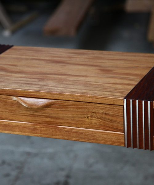 A side table designed for Australian homes and crafted from native timbers.