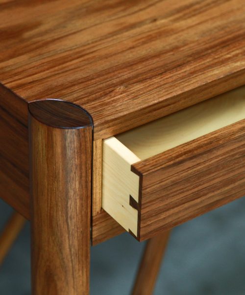 A side table designed for Australian homes and crafted from native timbers.