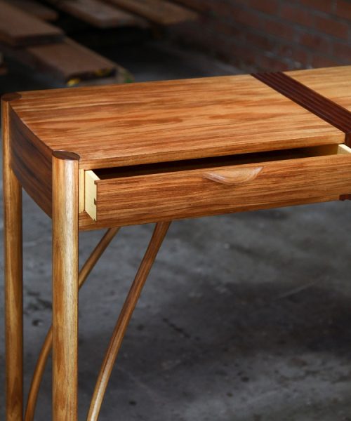 A side table designed for Australian homes and crafted from native timbers.