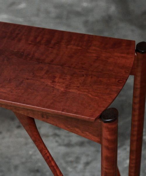 A hall table designed for Australian homes made from native timbers.